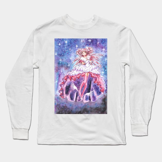 Madoka Magica Long Sleeve T-Shirt by eosofdawn